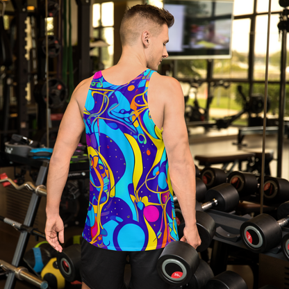 Men's Tank Top - Spectral Tangle