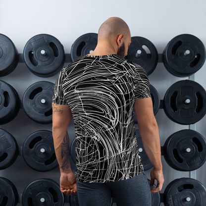 Men's Athletic T-Shirt - Biomech Spiral