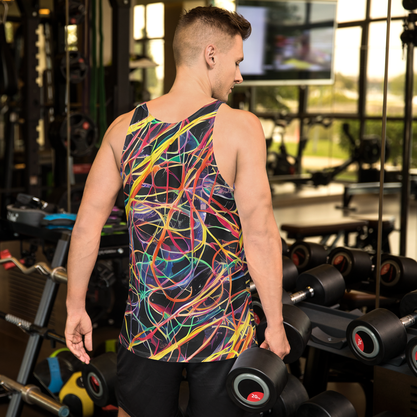 Men's Tank Top - Acconci Twirl