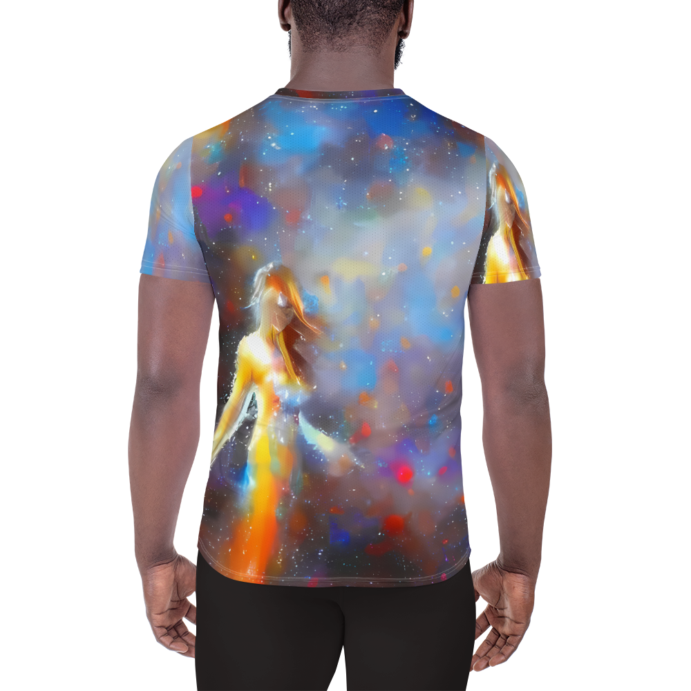 Men's Athletic T-Shirt - Impressionist Drift