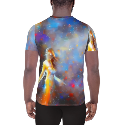 Men's Athletic T-Shirt - Impressionist Drift