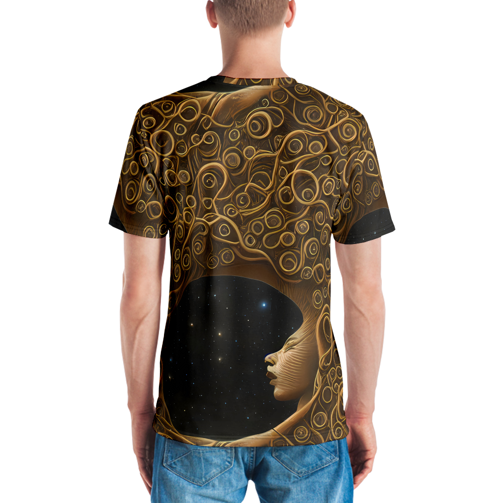 Men's Crew Neck T-Shirt - Ethereal Coils