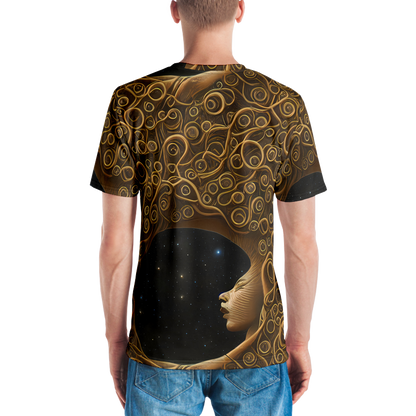 Men's Crew Neck T-Shirt - Ethereal Coils