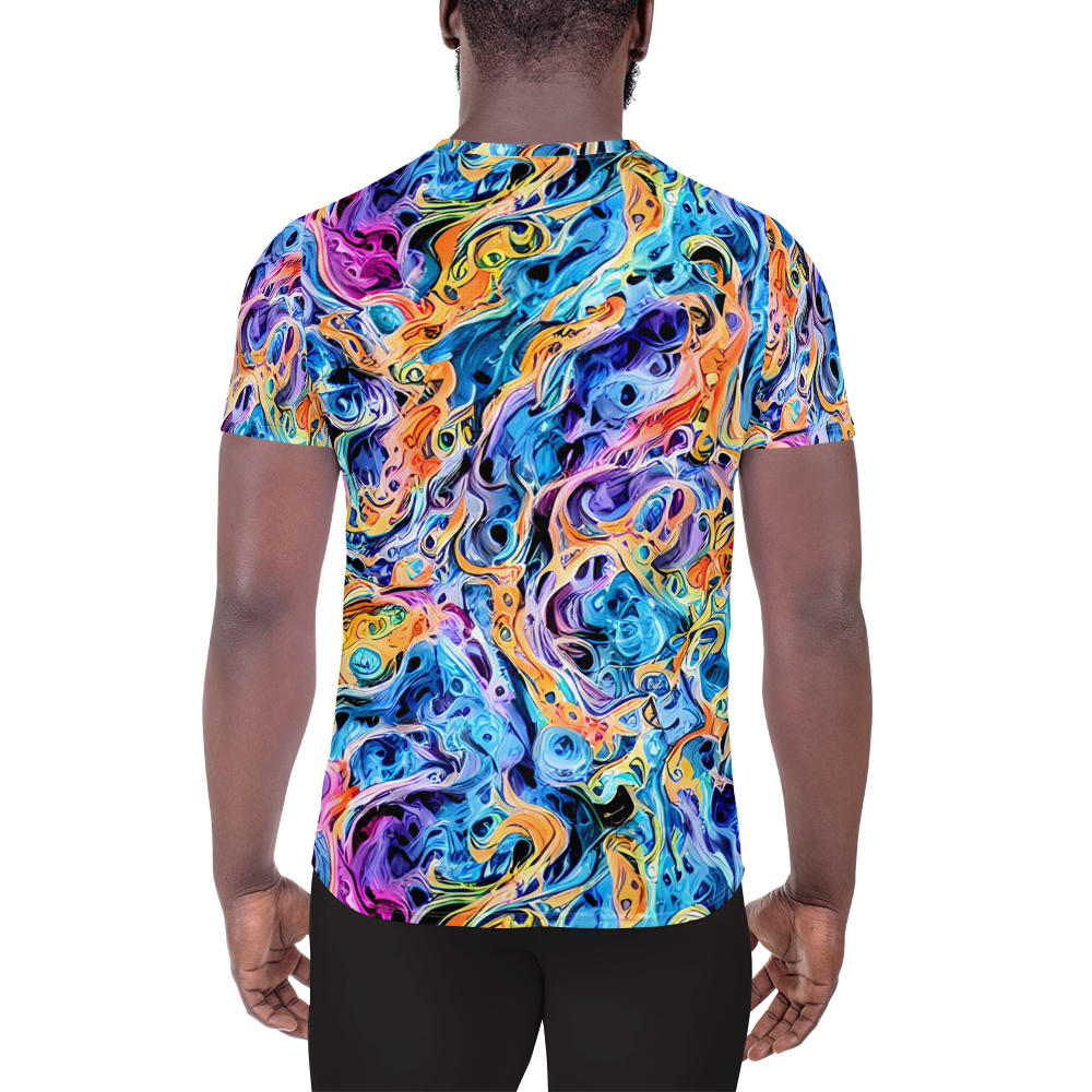 Men's Athletic T-Shirt - Rococo Vortex