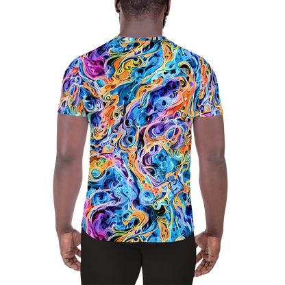 Men's Athletic T-Shirt - Rococo Vortex