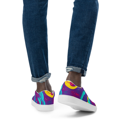 Men's Slip-On Canvas Shoes - Cosmic Current