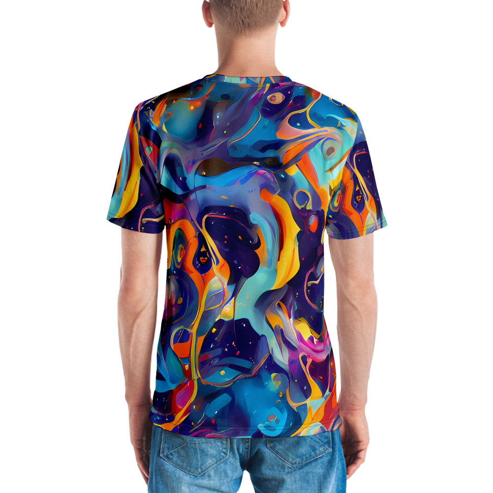 Men's Crew Neck T-Shirt - Whimsical Fusion