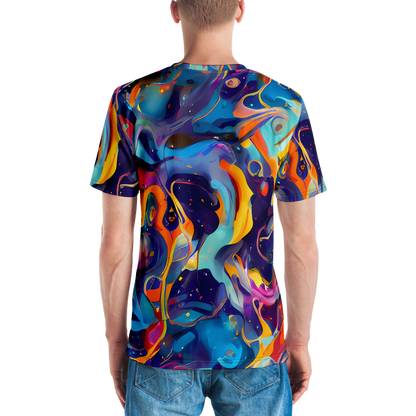 Men's Crew Neck T-Shirt - Whimsical Fusion