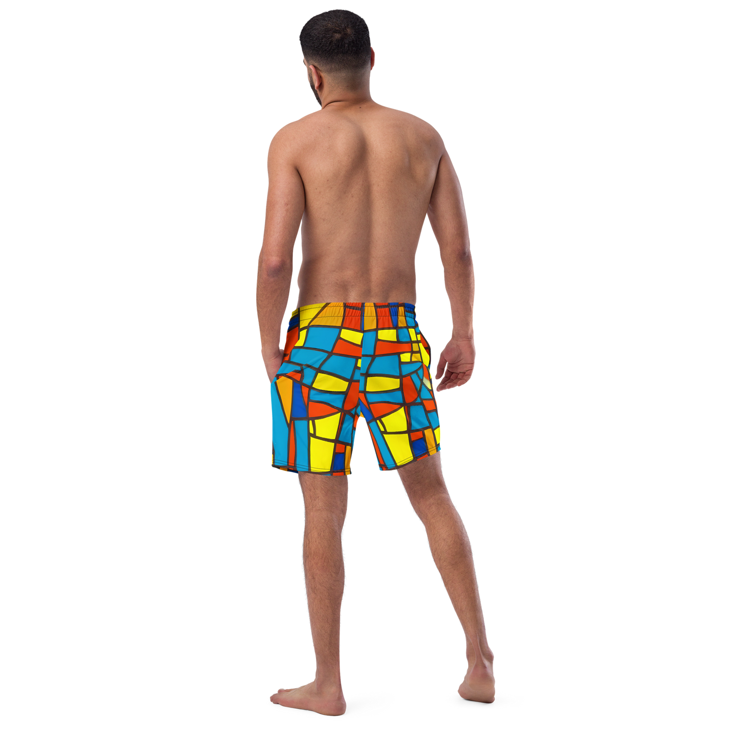 Swim Trunks - Mondrian Mesh