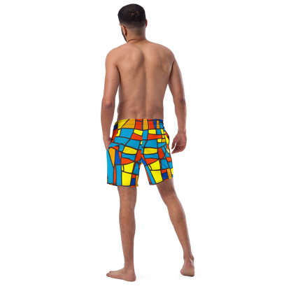 Swim Trunks - Mondrian Mesh