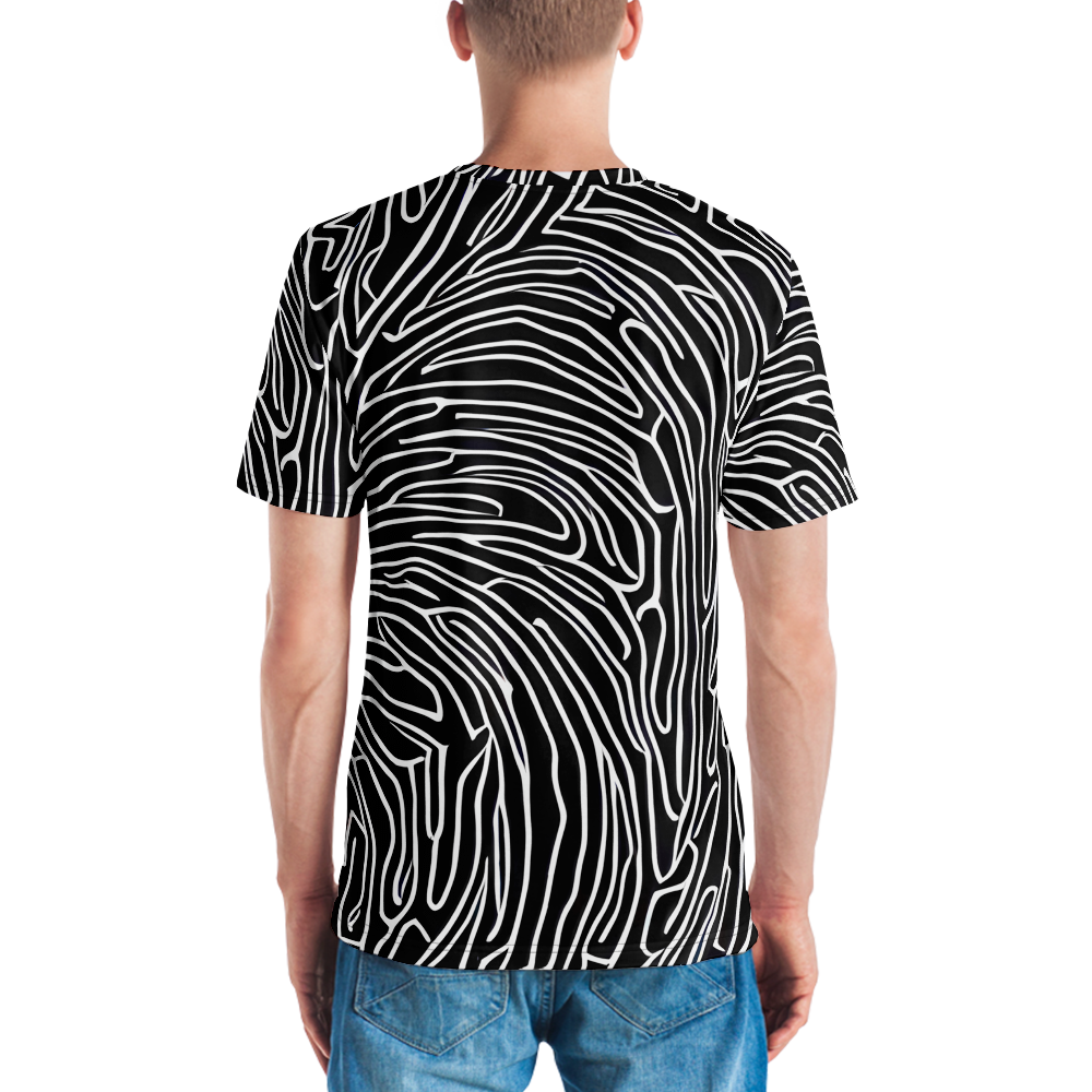 Men's Crew Neck T-Shirt - Acconci Waves