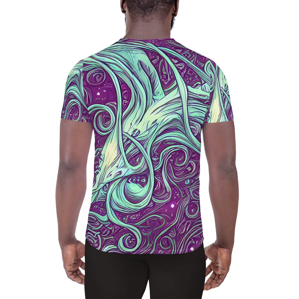 Men's Athletic T-Shirt - Temple Swirls