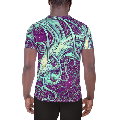 Men's Athletic T-Shirt - Temple Swirls