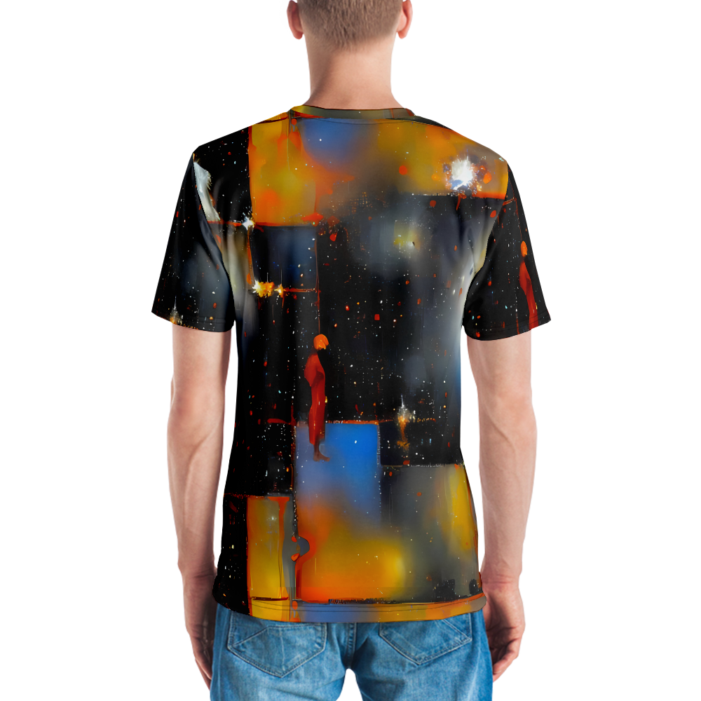 Men's Crew Neck T-Shirt - Monet's Matrix