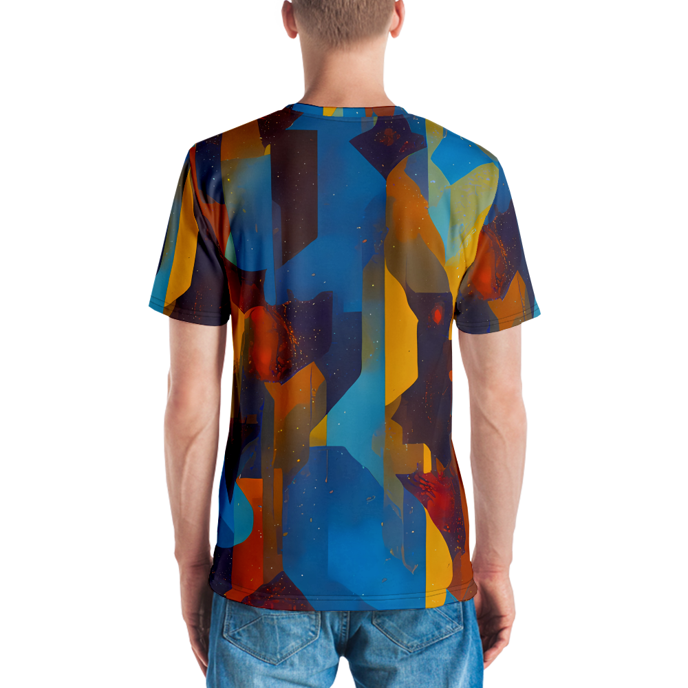 Men's Crew Neck T-Shirt - Cubist Dusk