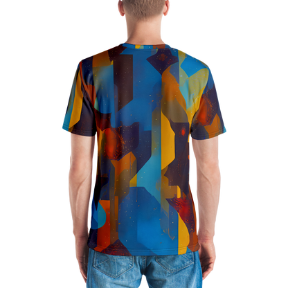 Men's Crew Neck T-Shirt - Cubist Dusk