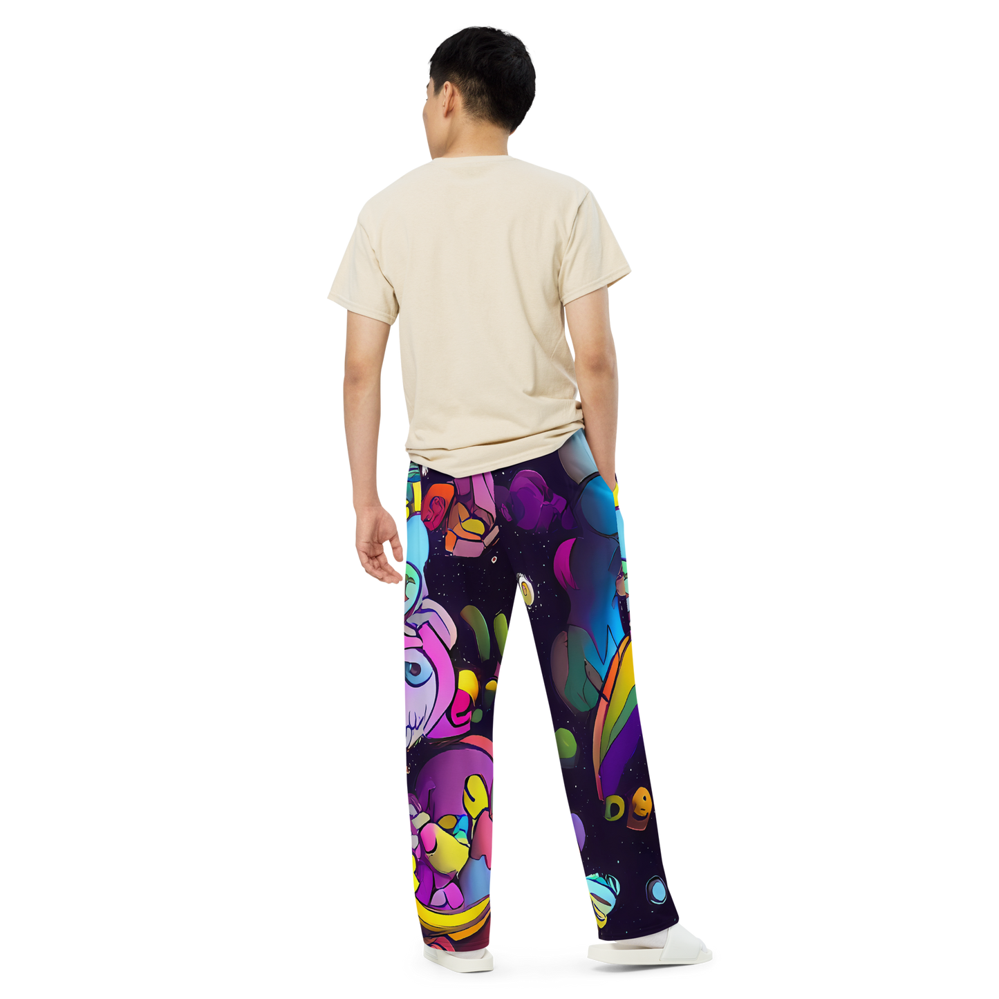 Wide-Leg Pants - Galactic Playground