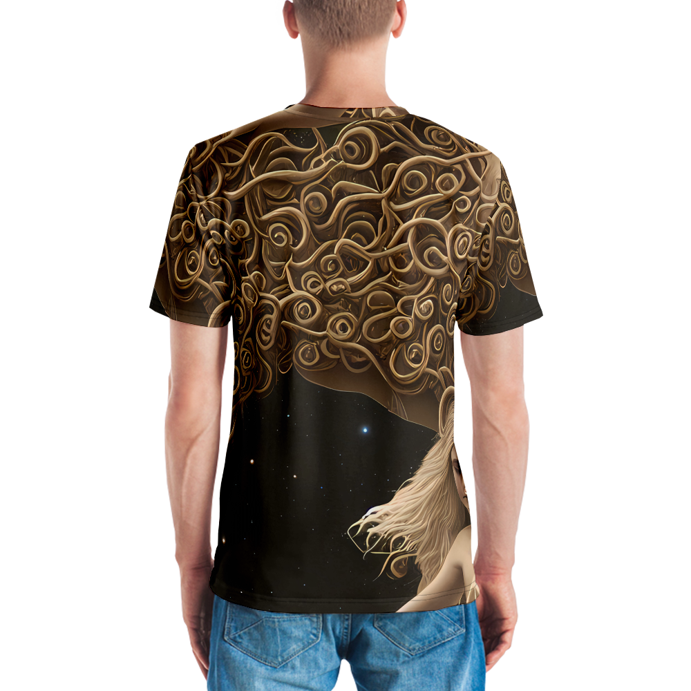 Men's Crew Neck T-Shirt - Ether Whorls