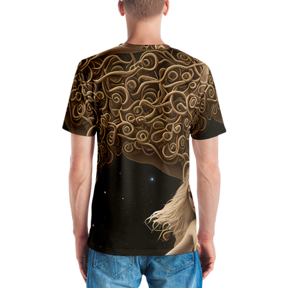 Men's Crew Neck T-Shirt - Ether Whorls