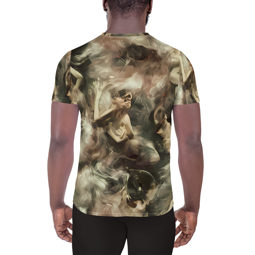 Men's Athletic T-Shirt - Ceramic Swirl