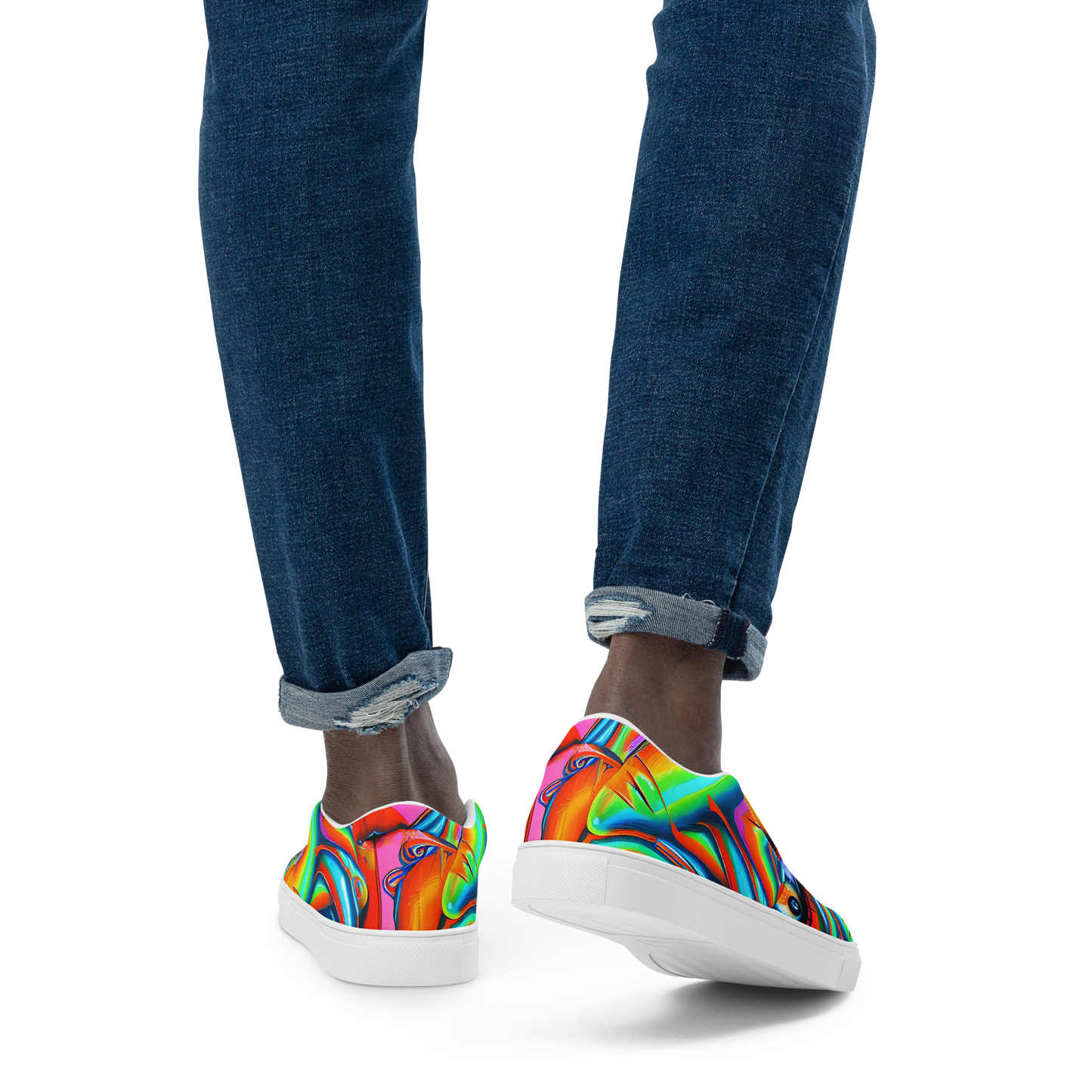 Men's Slip-On Canvas Shoes - Kaleidovisions