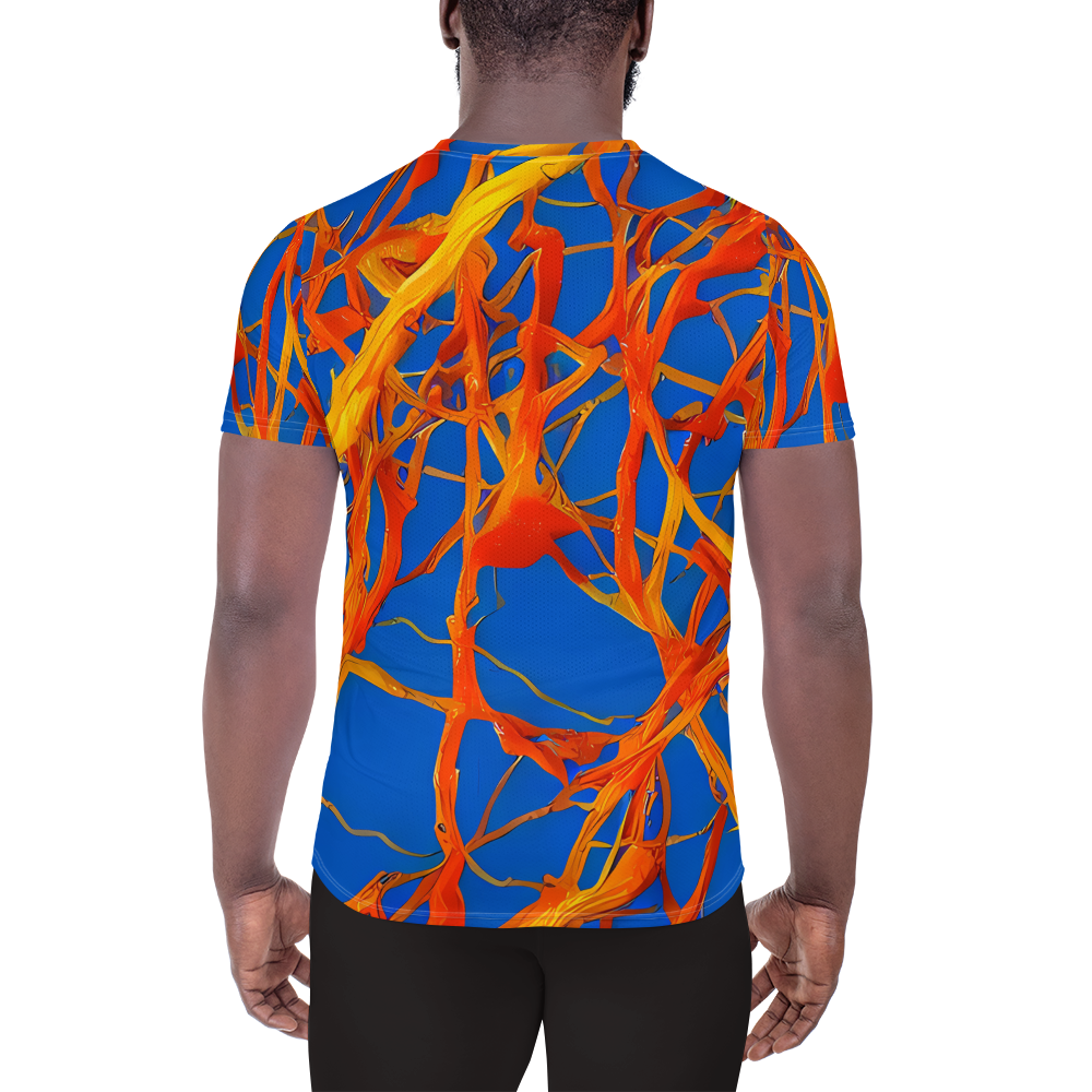 Men's Athletic T-Shirt - Vivid Plexus