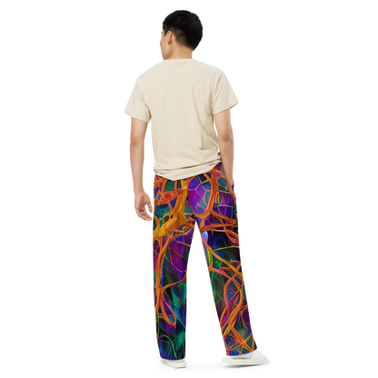 Wide-Leg Pants - Spectral Weave