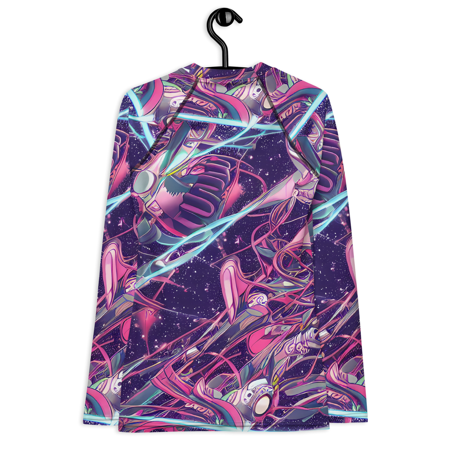 Women's Rash Guard - Neo-Tokyo Twirl