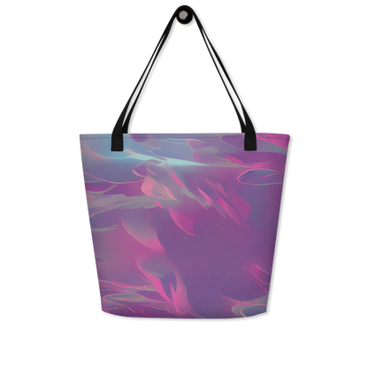 Large Tote Bag w/ Pocket - Dreamscape Swirl