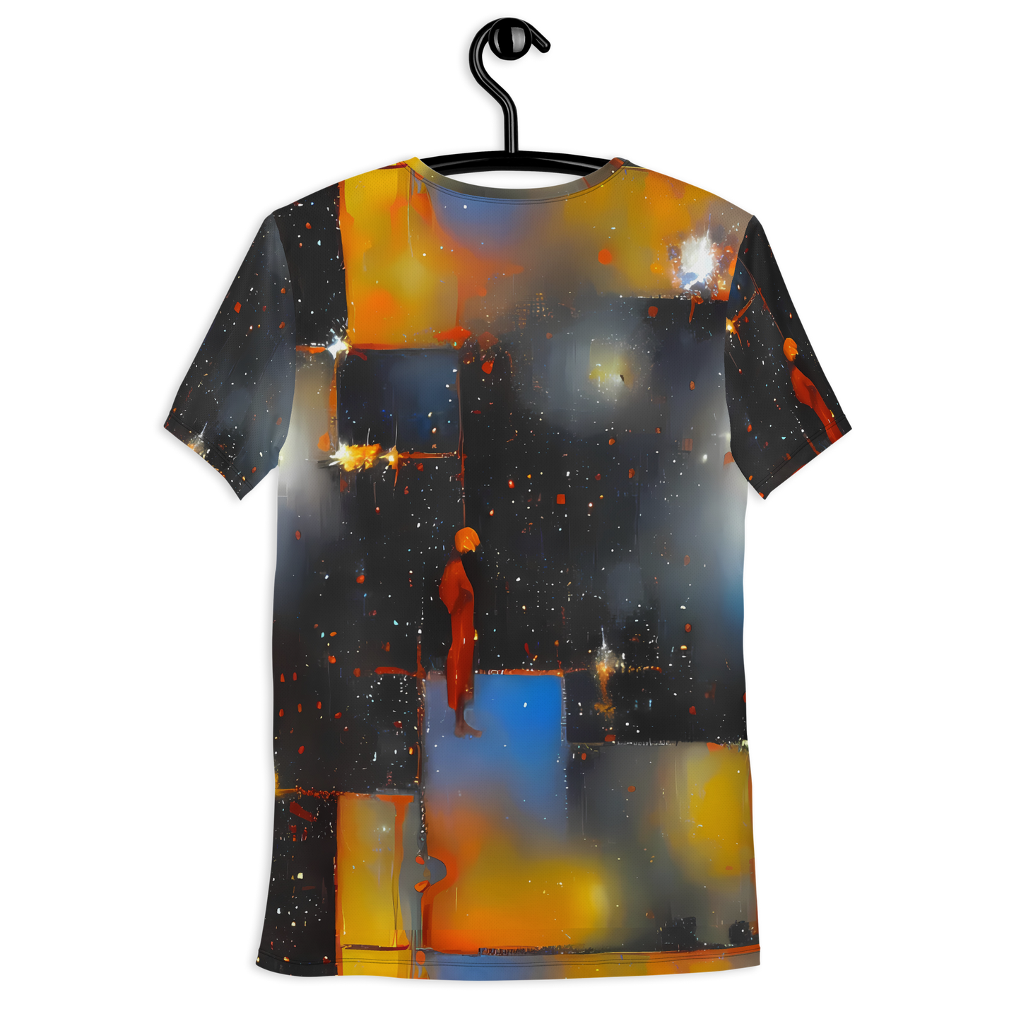 Men's Athletic T-Shirt - Monet's Matrix