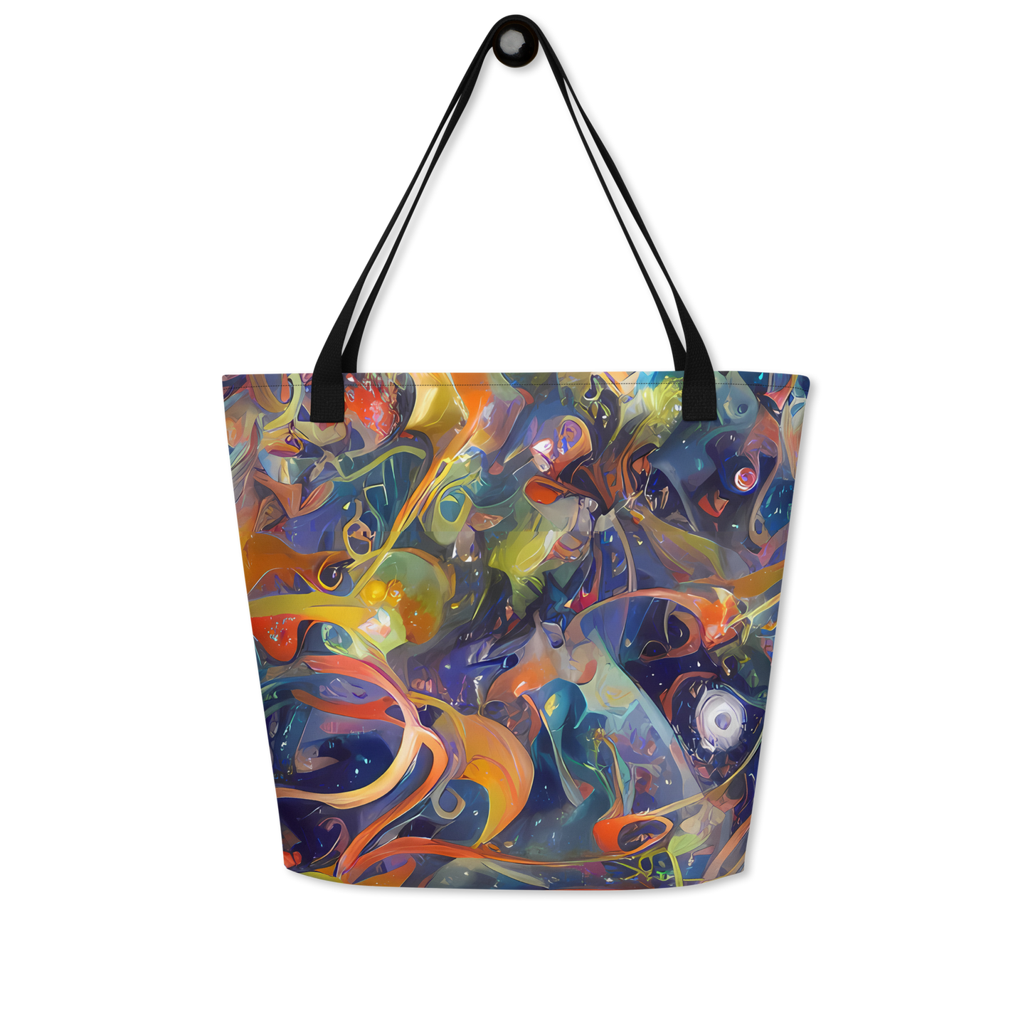 Large Tote Bag w/ Pocket - Spectral Swathe