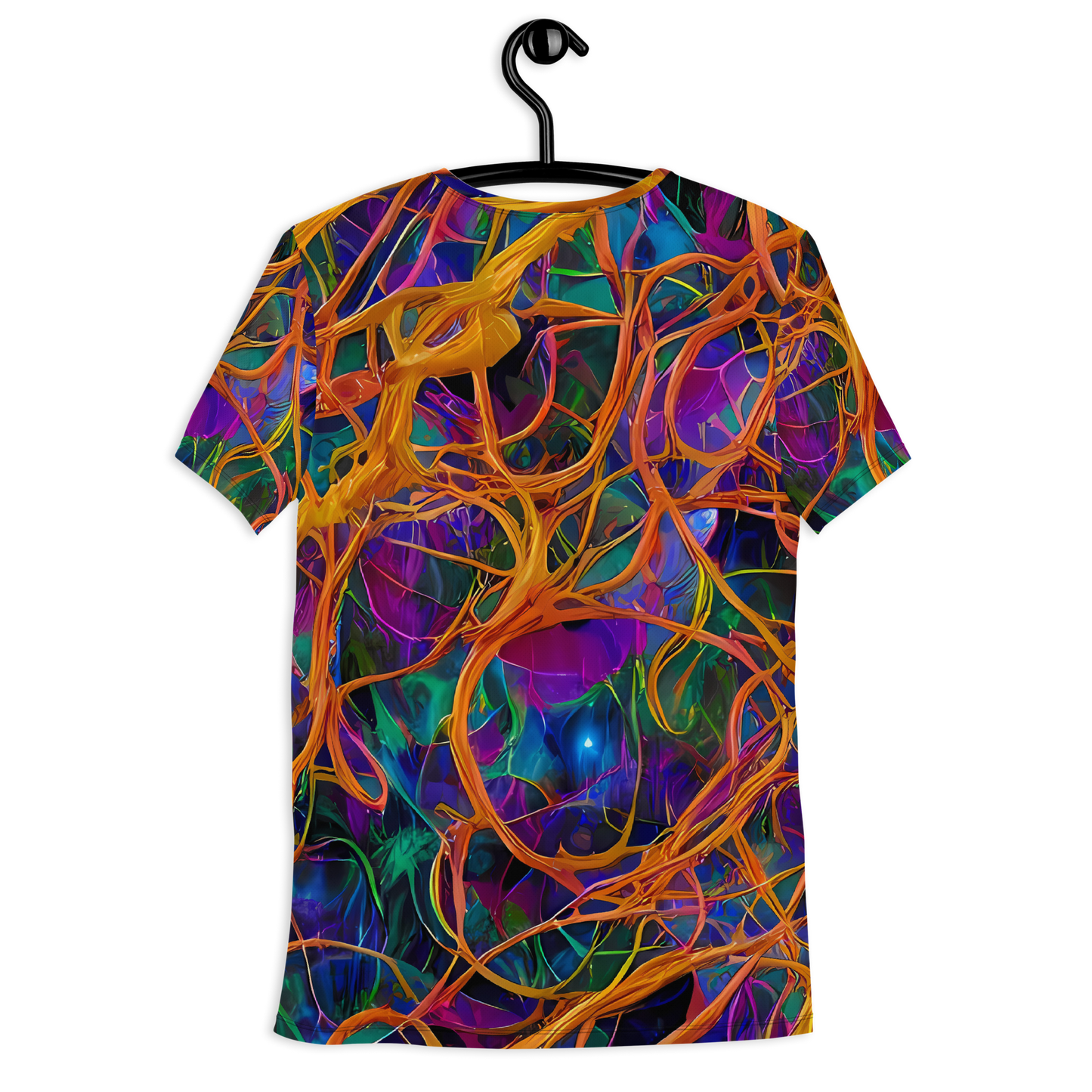 Men's Athletic T-Shirt - Spectral Weave