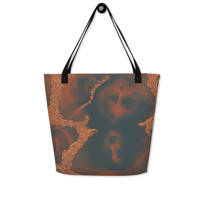 Large Tote Bag w/ Pocket - Chimeric Visage