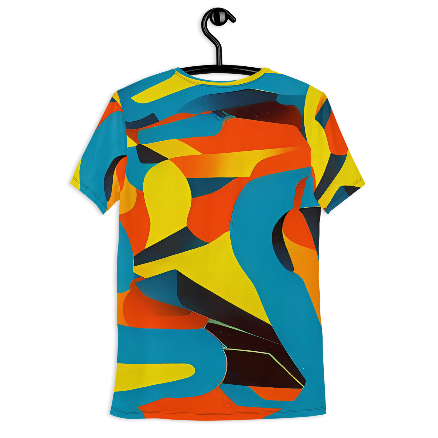 Men's Athletic T-Shirt - Fragmented Rhapsody