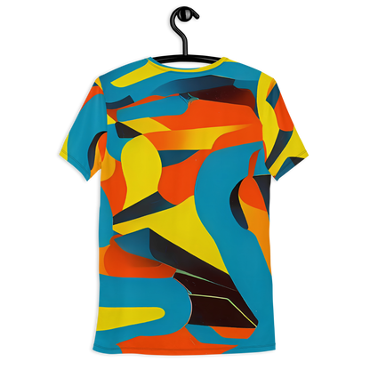 Men's Athletic T-Shirt - Fragmented Rhapsody