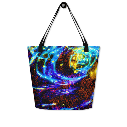 Large Tote Bag w/ Pocket - Neon Füssli