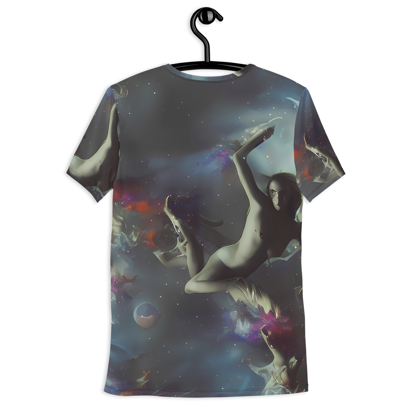 Men's Athletic T-Shirt - Cosmic Dancer