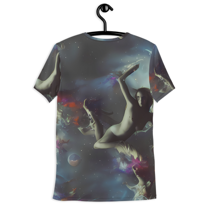 Men's Athletic T-Shirt - Cosmic Dancer