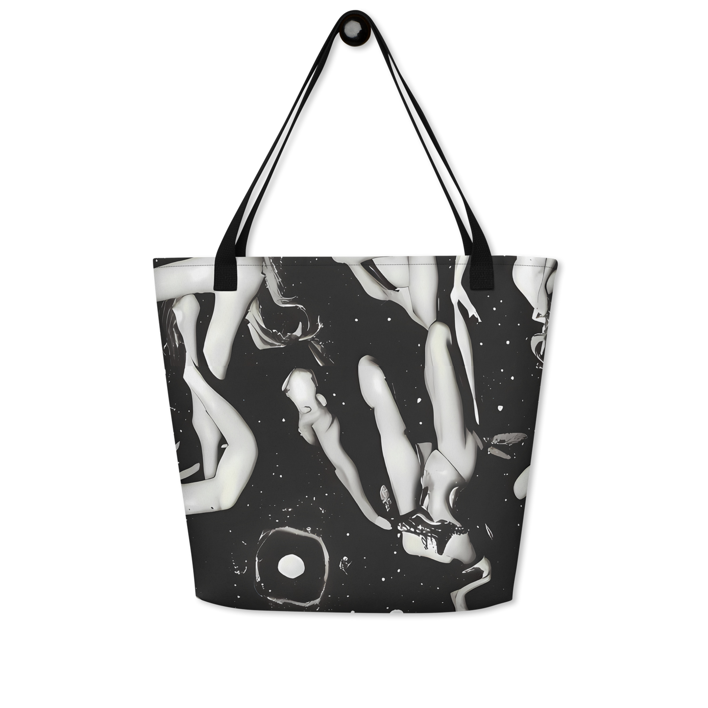 Large Tote Bag w/ Pocket - Galactic Vogue