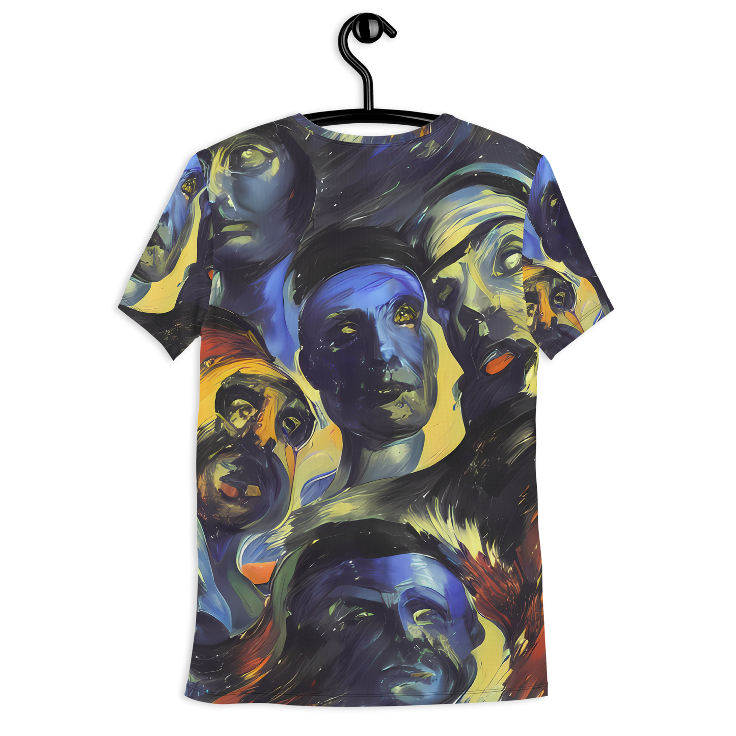 Men's Athletic T-Shirt - Cosmic Visages