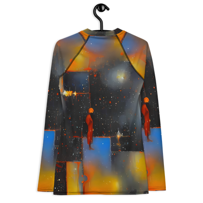 Women's Rash Guard - Monet's Matrix