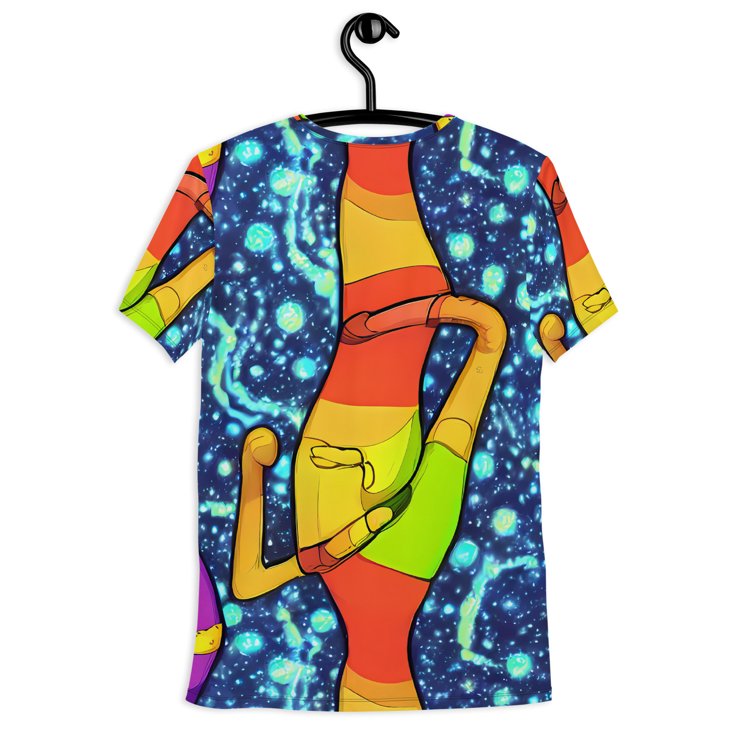 Men's Athletic T-Shirt - Cosmic Siblings