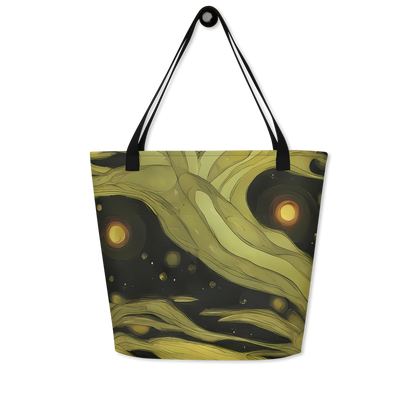 Large Tote Bag w/ Pocket - Whispered Breeze