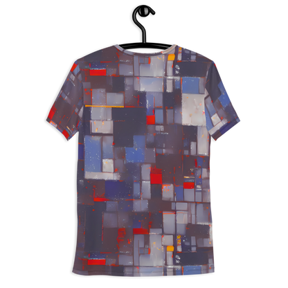 Men's Athletic T-Shirt - Cubist Rhythm