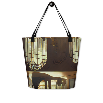 Large Tote Bag w/ Pocket - Dutch Perspective