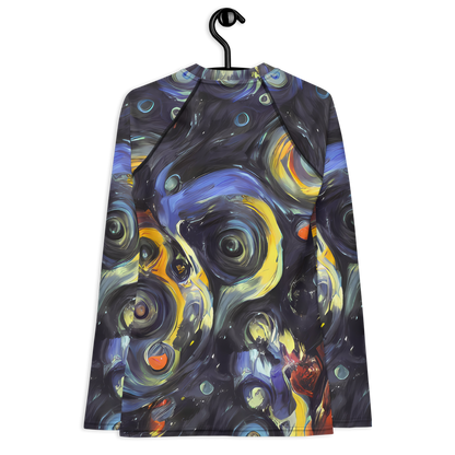 Women's Rash Guard - Corinthian Swirl