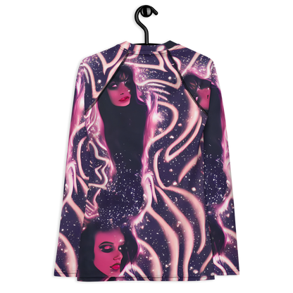 Women's Rash Guard - Stardust Siren