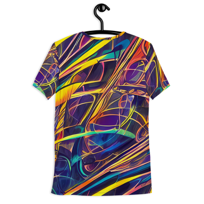 Men's Athletic T-Shirt - Vector Rhapsody