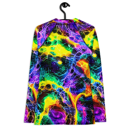 Women's Rash Guard - Vivid Veil