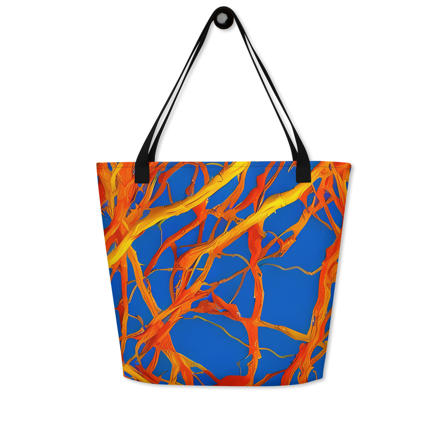 Large Tote Bag w/ Pocket - Vivid Plexus